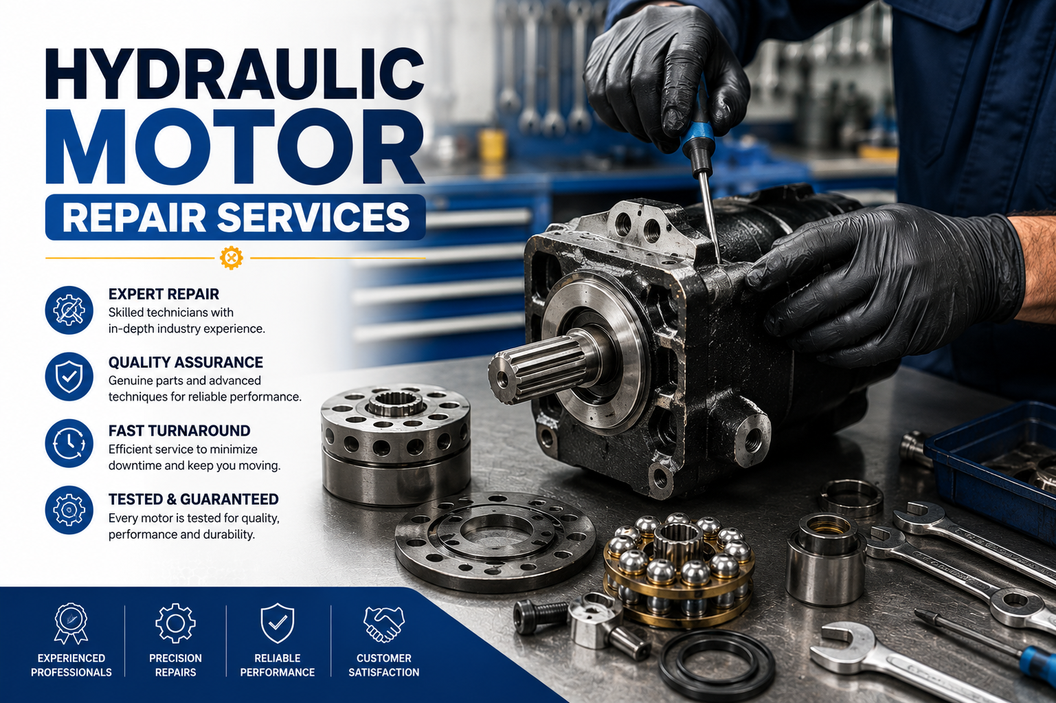 Hydraulic Motor Servicing