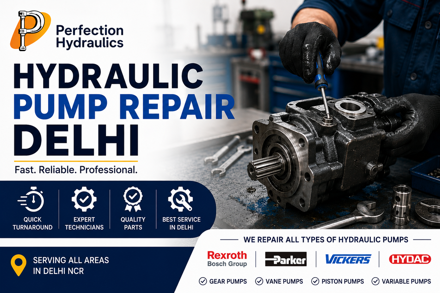 Hydraulic Pump Repair Delhi